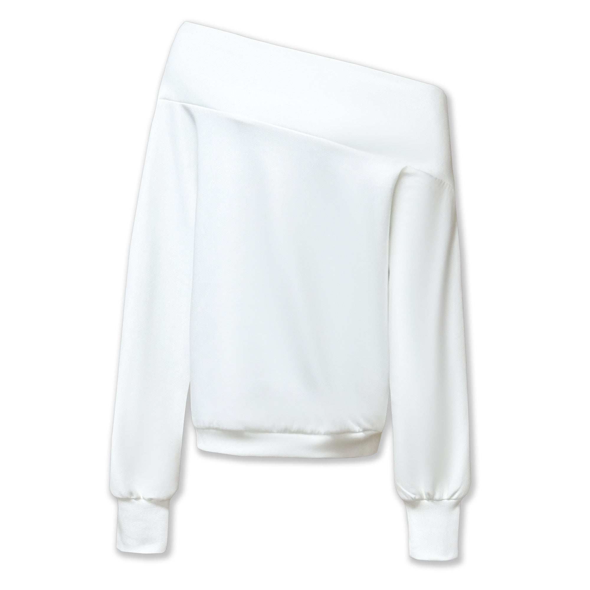 kvkv_White_Relaxed_Asymmetric_Shoulder_Buttoned_Longsleeve_Women&
