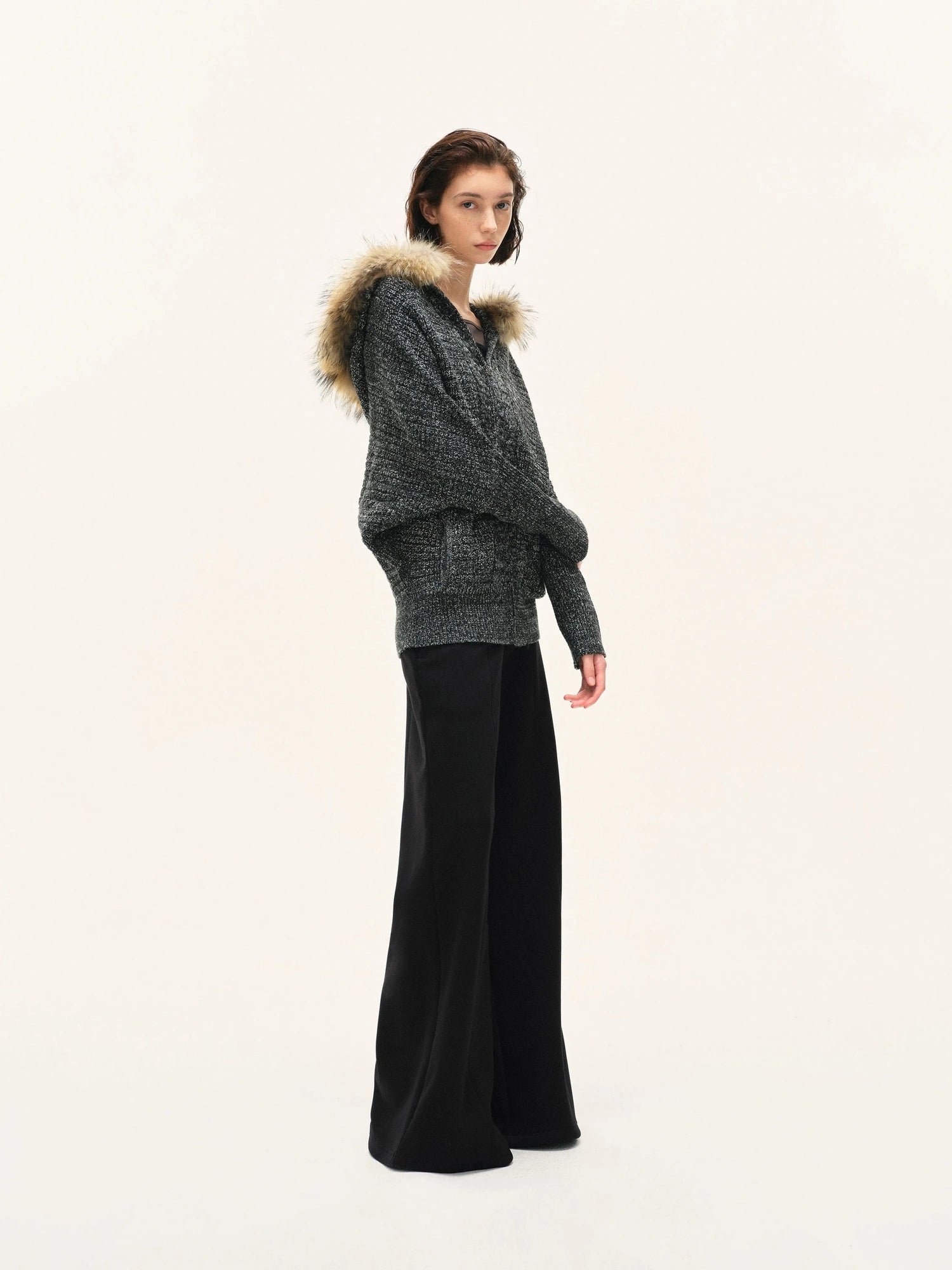 kvkv Wide Waistband Air Layer Straight Leg Sweatpants