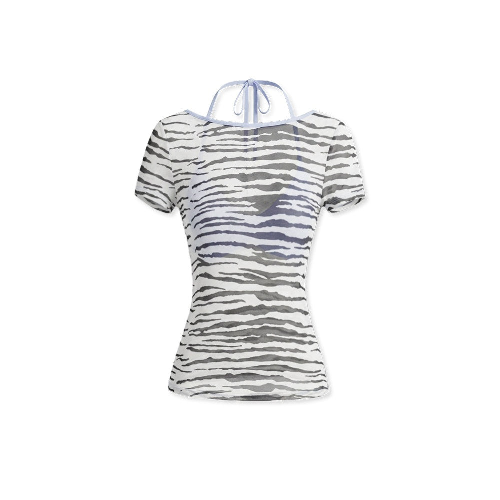 kvkv_Zebra_Print_Sheer_Contrast_Halter_Tie_Women&