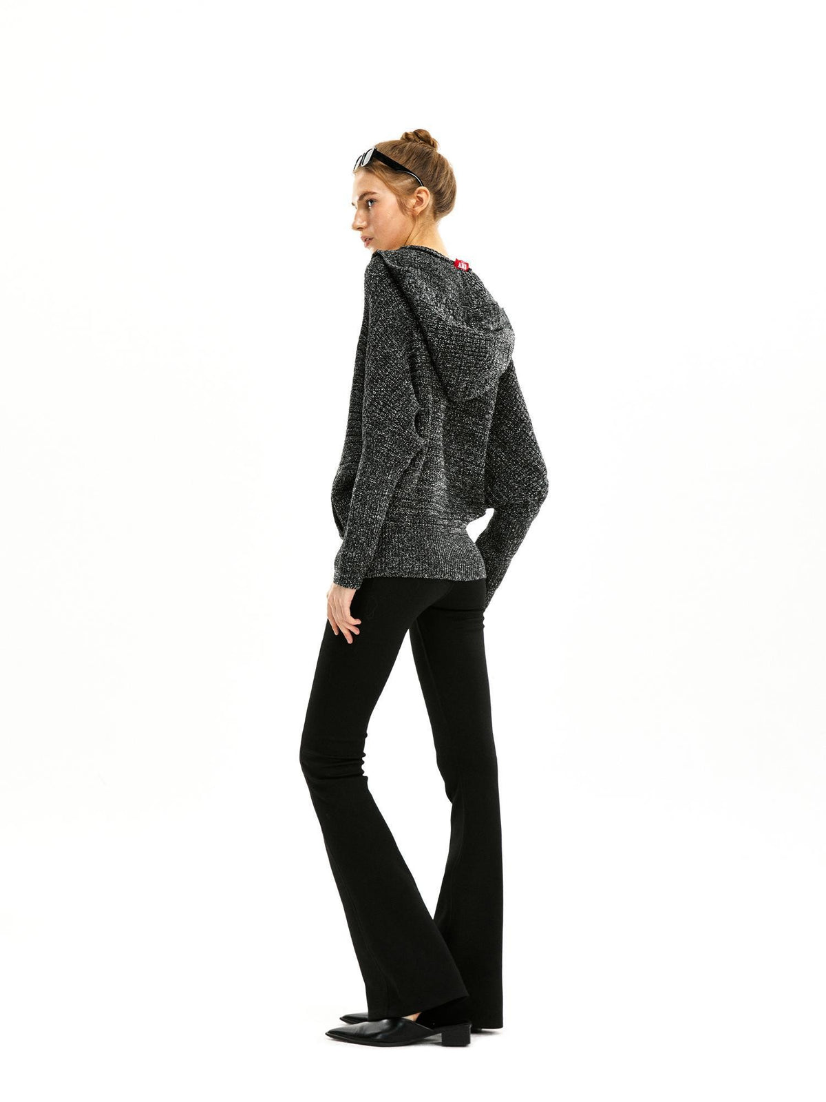 kvkv Zip Up Hooded Knit Women&