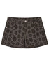 Low-Rise Y2K Cheetah Shorts For Women