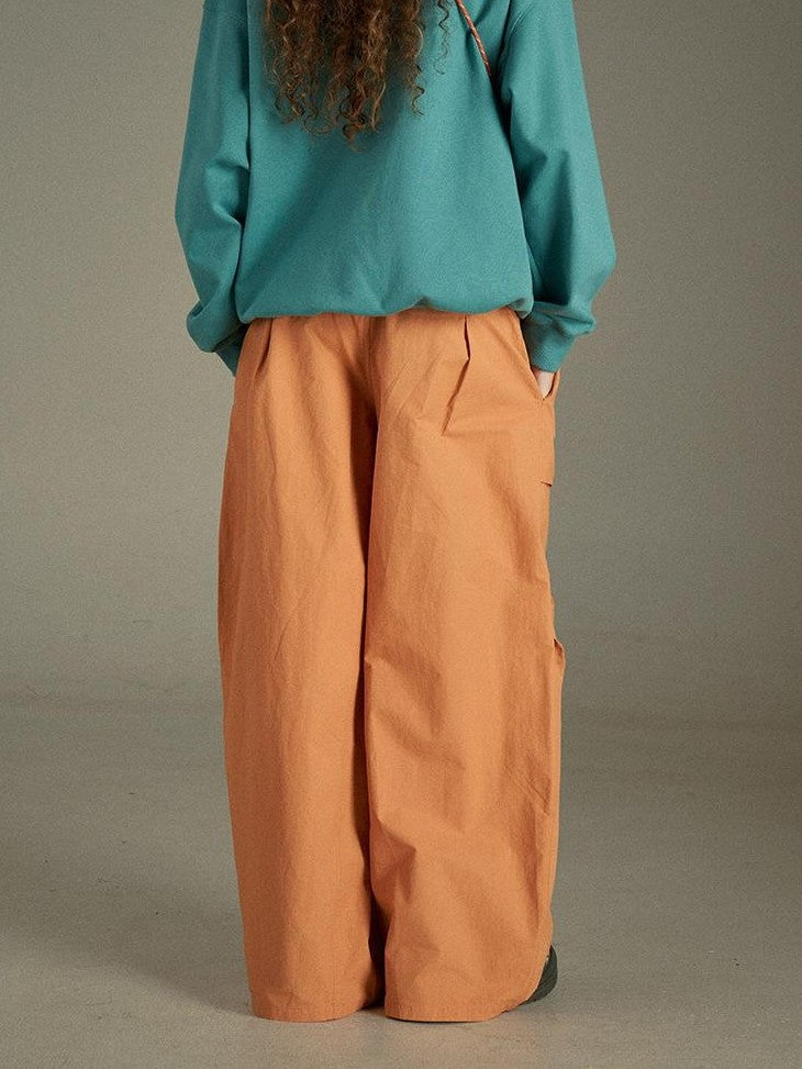 lulugray Vintage Cargo Pocket High Waist Relaxed Women&