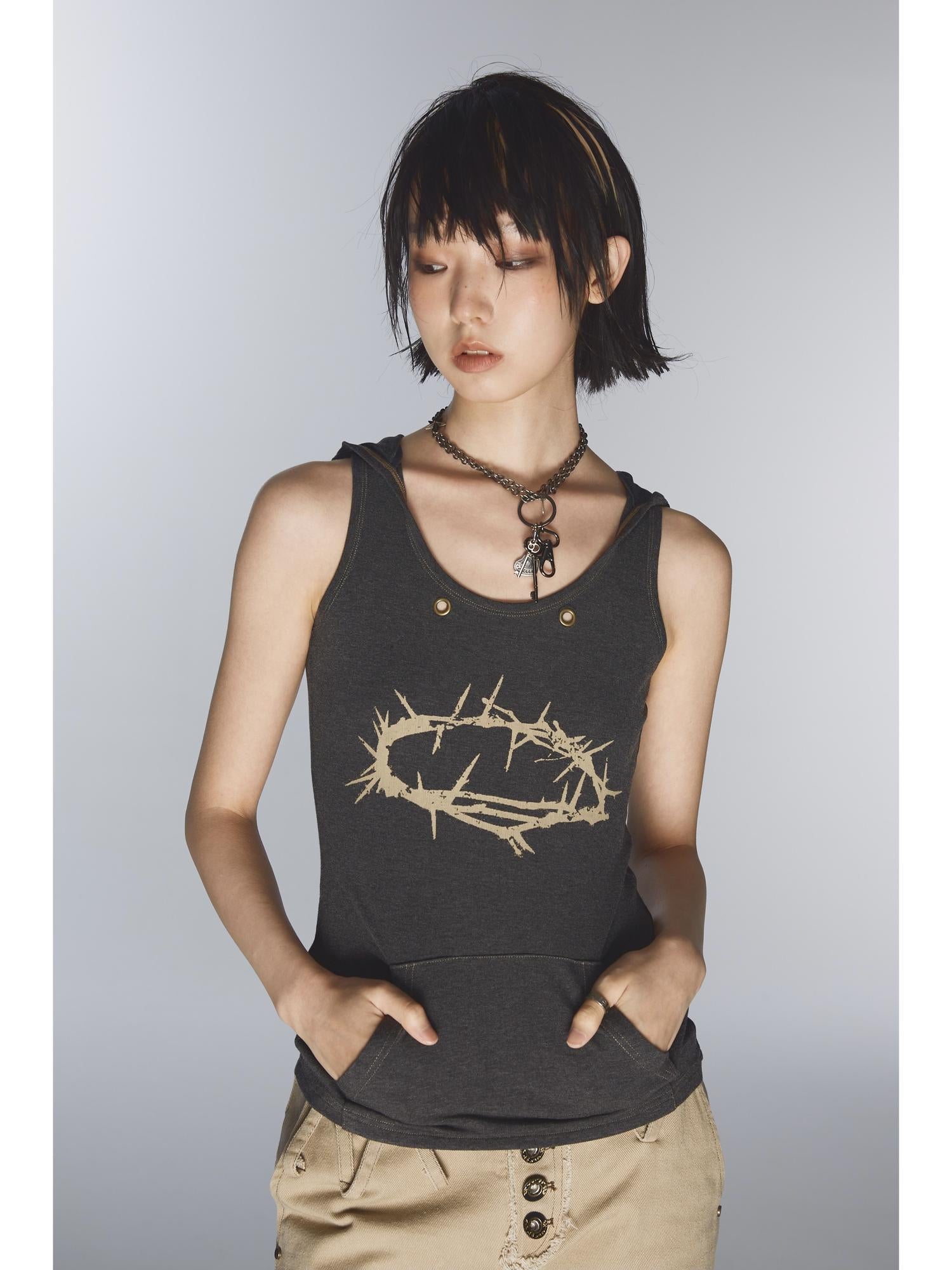 NONAME SPACE Skin Friendly High Elastic Hoodie With Flap Pocket Pants