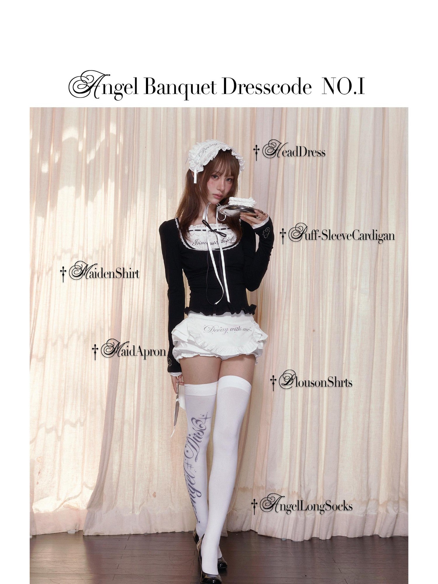marumaruzip Puff Sleeve Drawstring Tie Cropped Women&