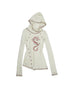 Y2K Retro Hooded Rhinestone T-Shirt