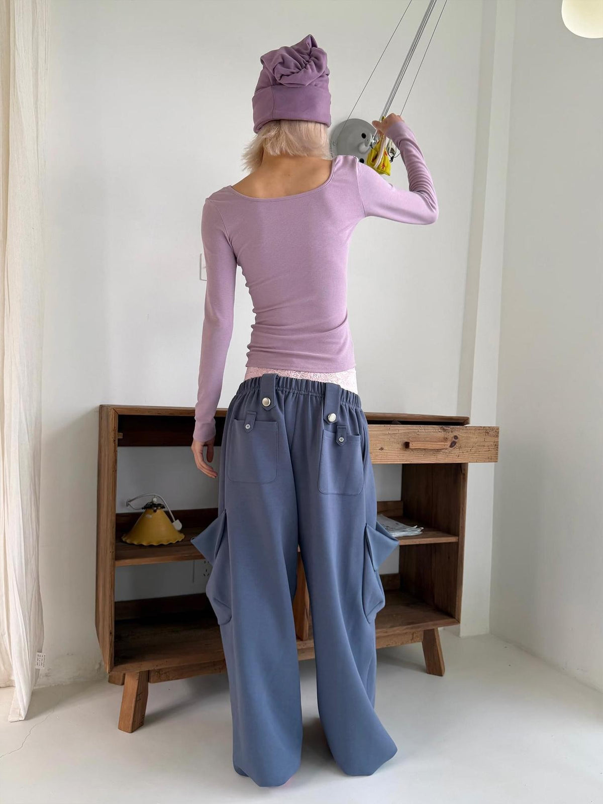nit alcove Button Doll Collar Slim Fit Women&