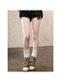 Punk Chic Summer Sheer Tights With Grunge Art
