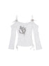 Ariadna Vintage Acrylic Sheer Sunshield Cape