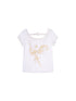 Ariadna S Vintage Punk Print Bronze Sleeveless Tee
