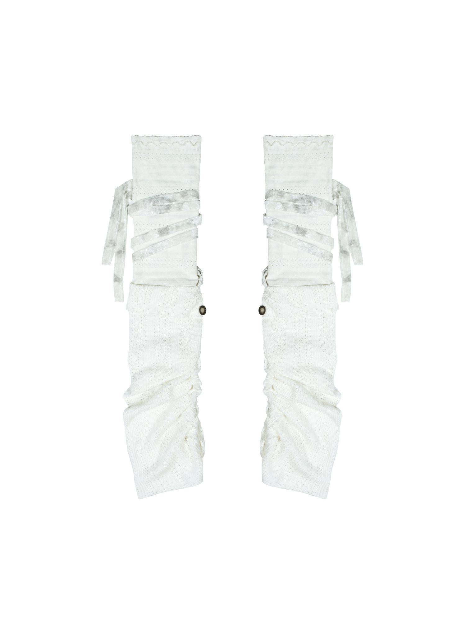 ARIADNAw Punk Rock Millennium Recyclable Wool Spliced Socks