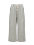 Airy Striped Wide Leg Vacation Pants