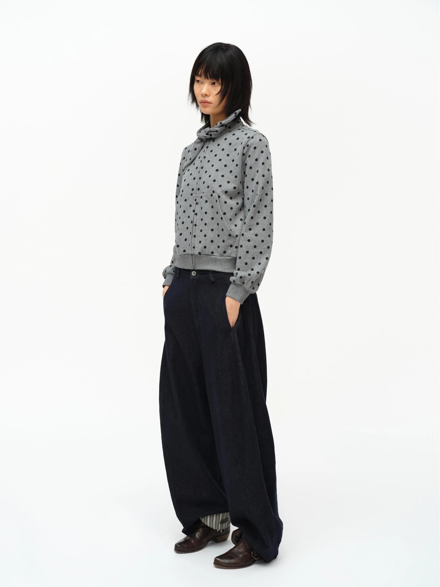 Butterfly Print Hooded Zip Up Sweatshirt