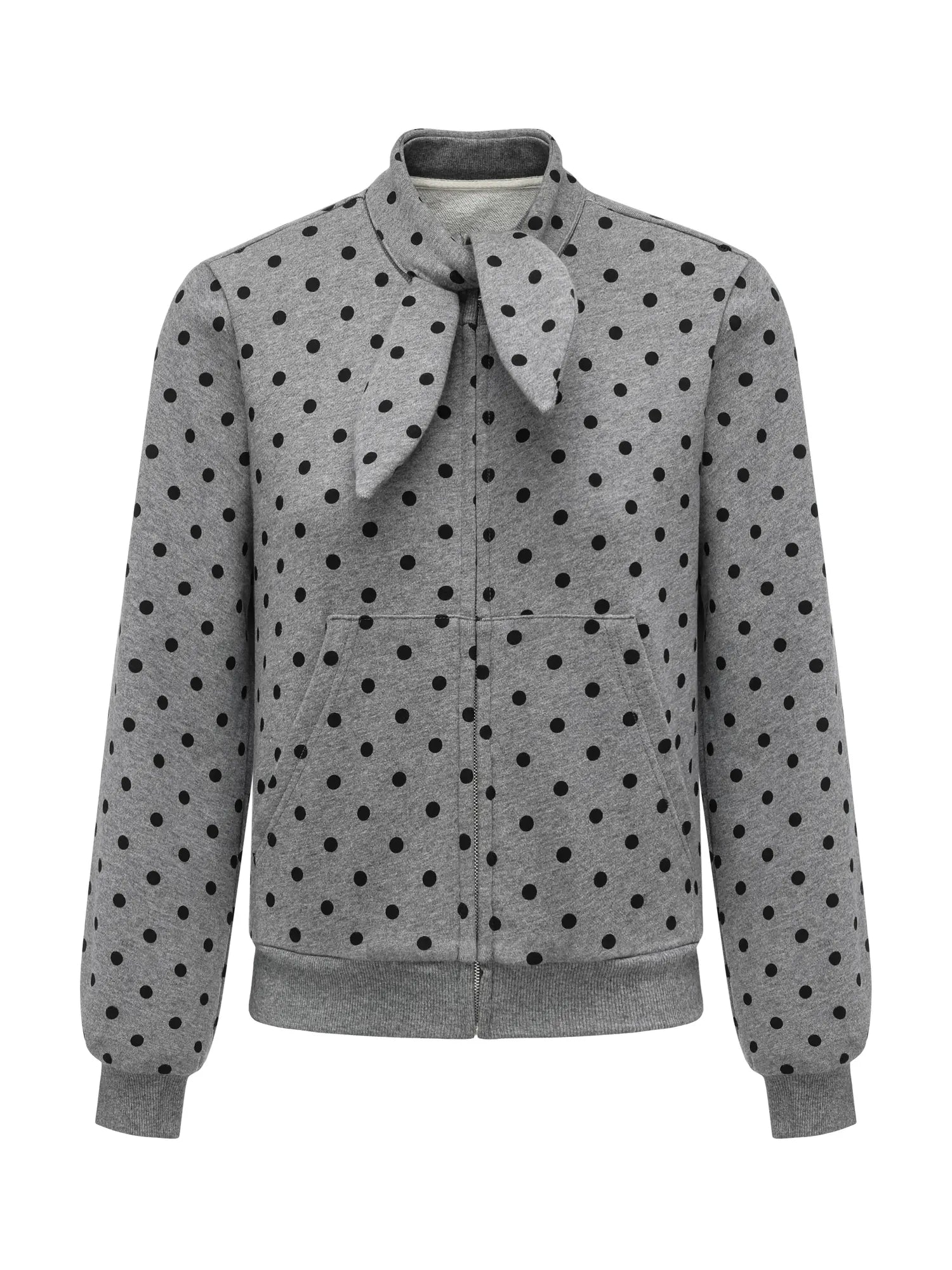 Butterfly Print Hooded Zip Up Sweatshirt