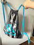 Double Sided Printed Backpack With Spotted Puppy Pattern