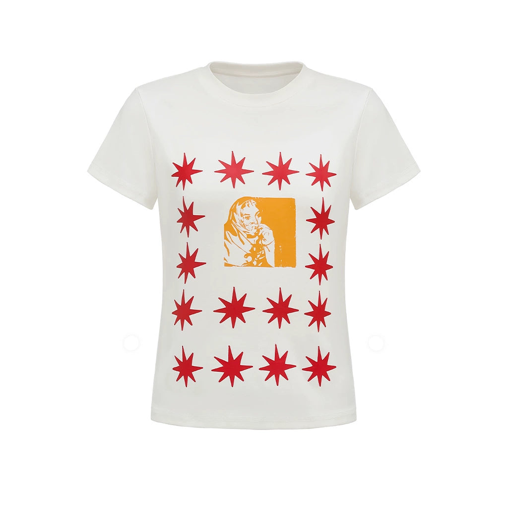 oinimi_Pointelle_Star_Print_Fitted_Tee_V-neck_T-shirt_Long_Sleeve_MISSTT