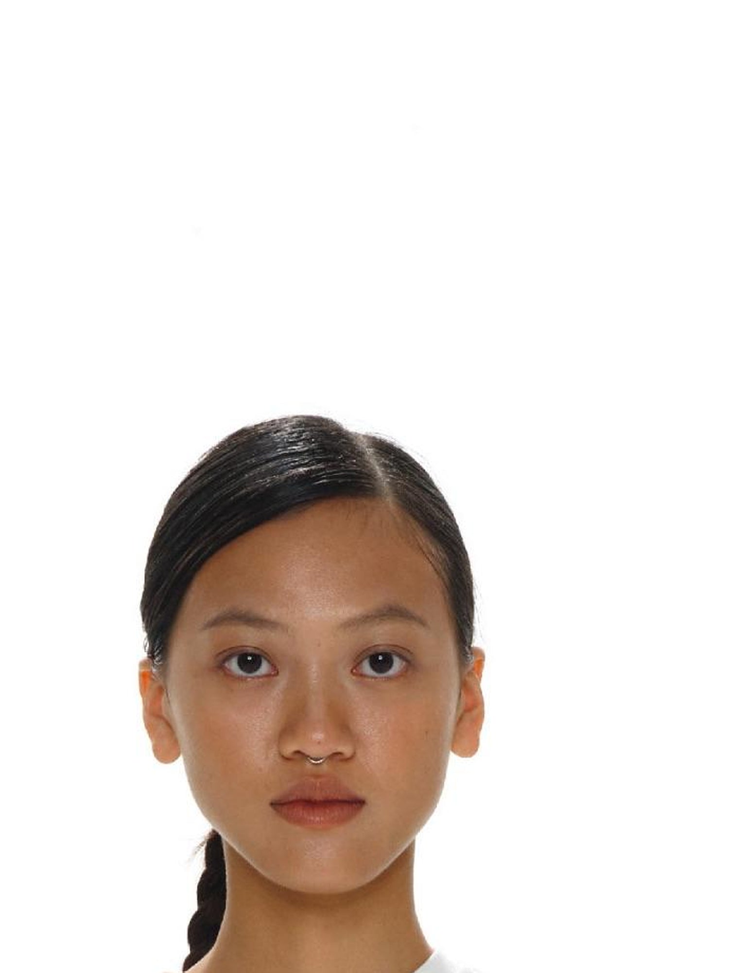 oinimi Soft Cotton Unisex T-Shirt Black White Slim Fit Crew Neck Tee