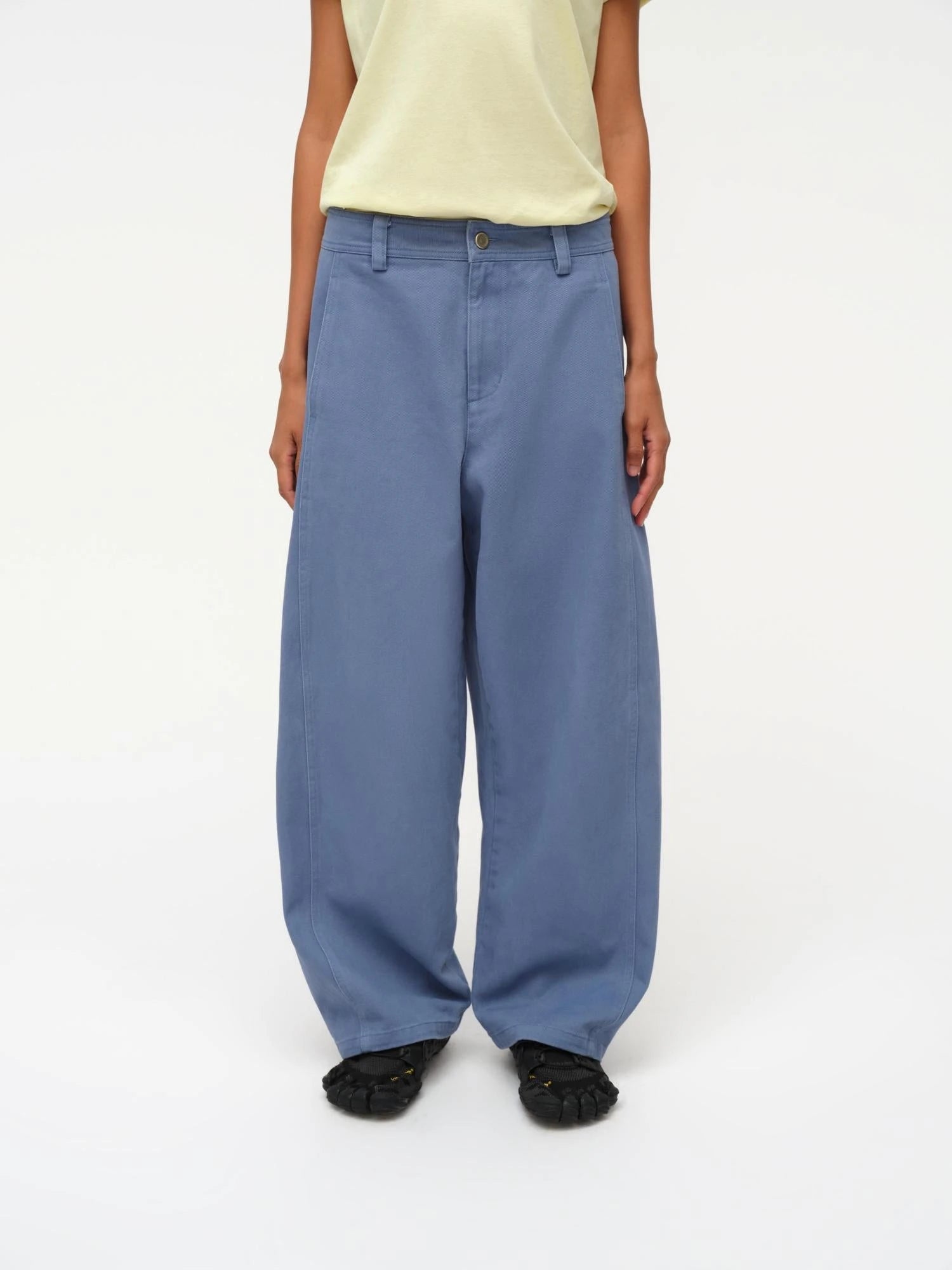 Straight Leg Washed Work Pants Relaxed Fit