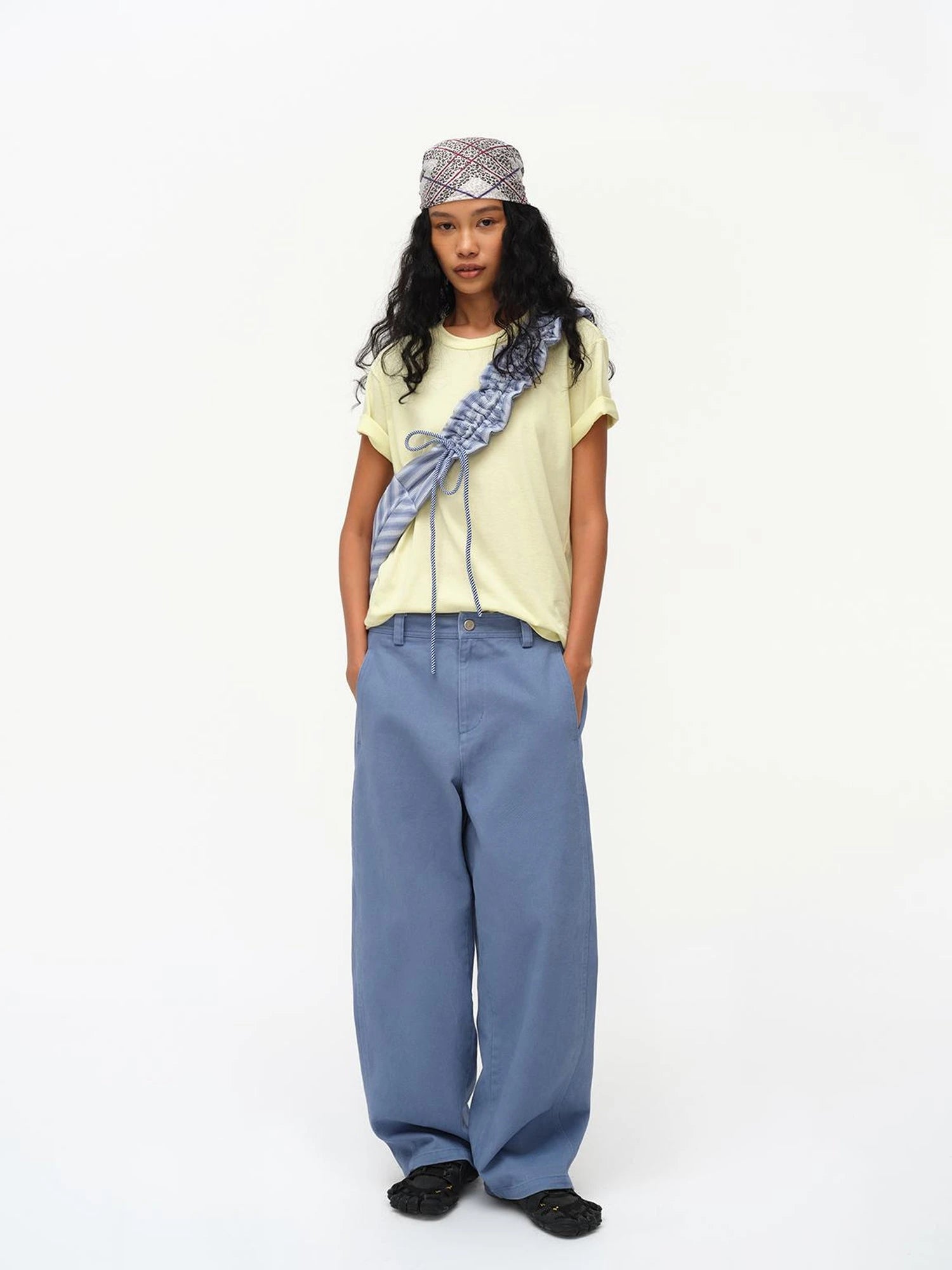 Straight Leg Washed Work Pants Relaxed Fit