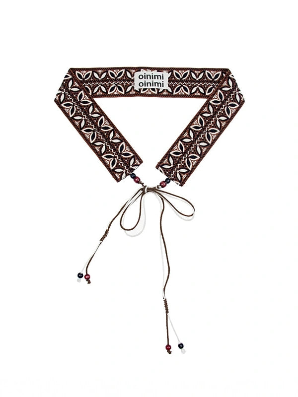 Vintage Brown Tribal Rope Waist Belt Unisex