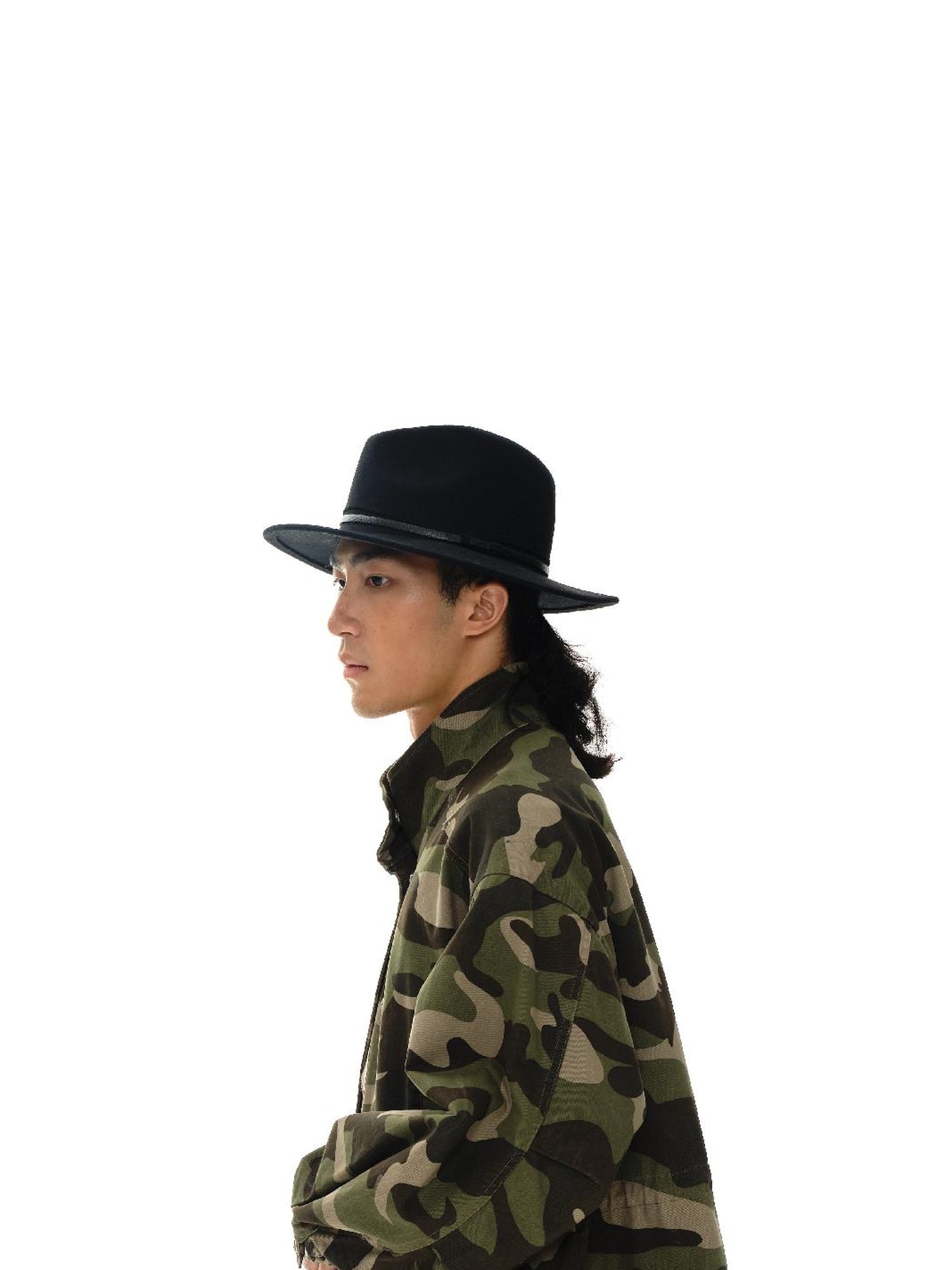 oinimi Vintage Washed Camo Utility Jacket