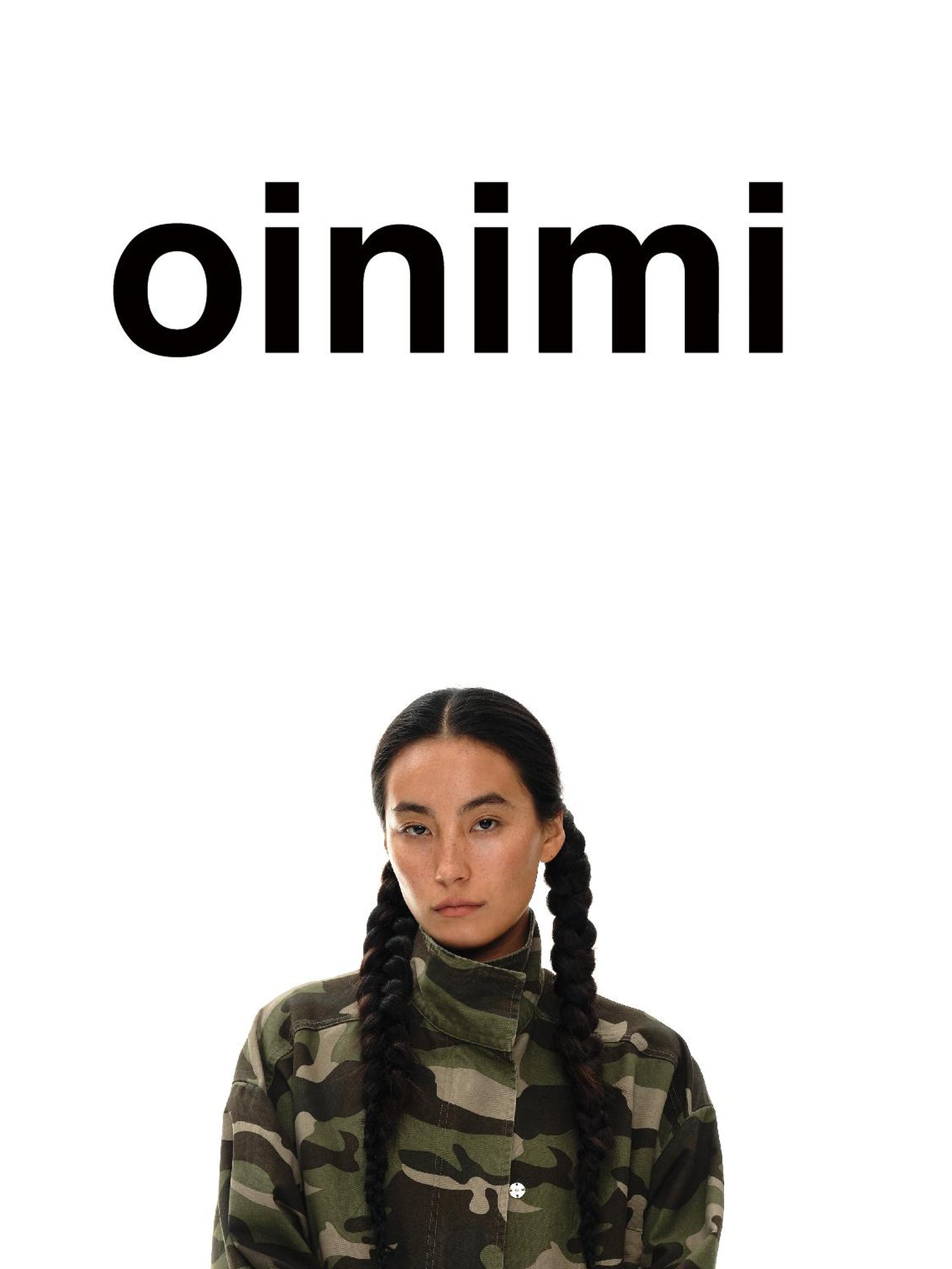 oinimi Vintage Washed Camo Utility Jacket