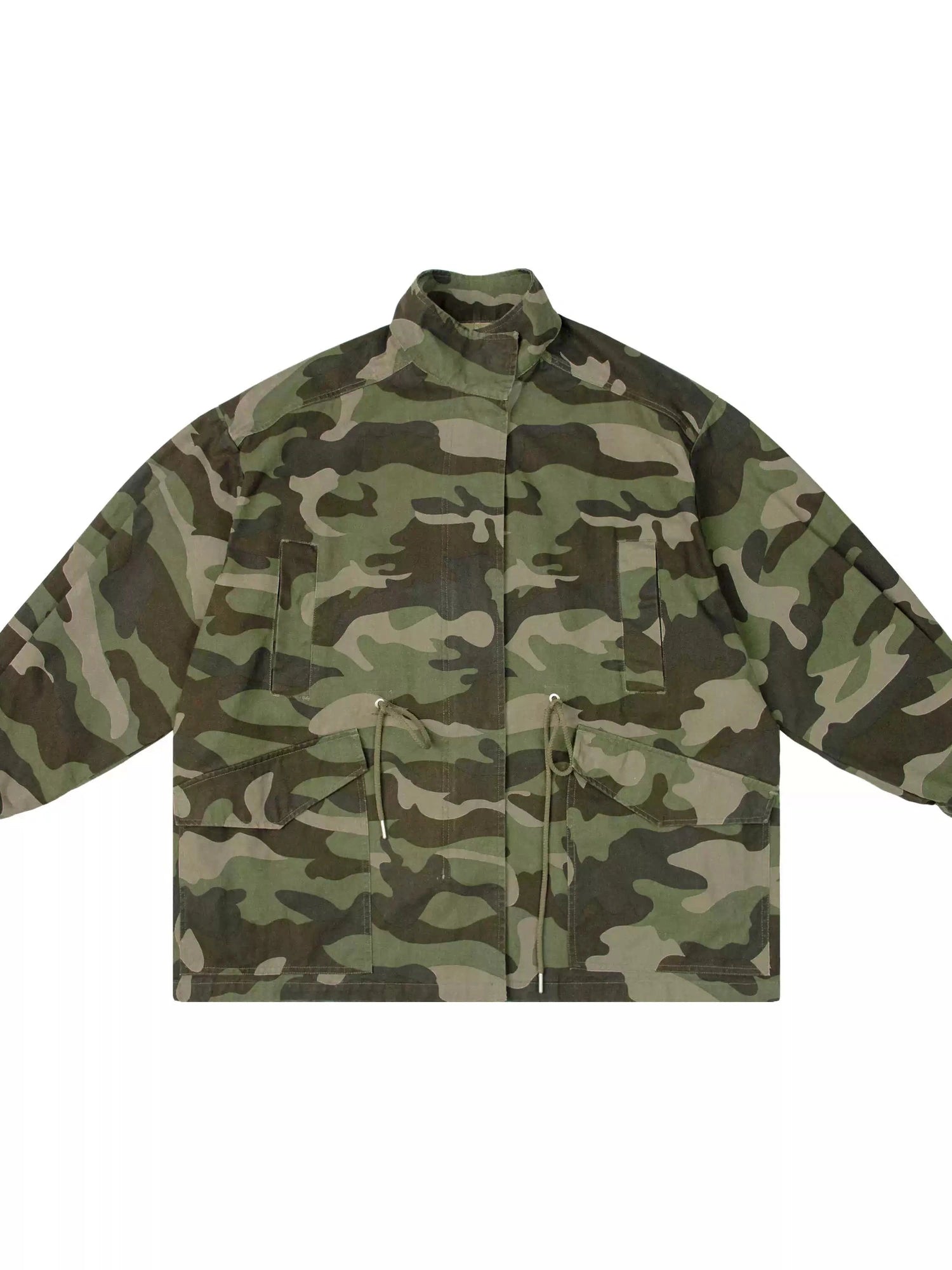 Vintage Washed Camo Utility Jacket