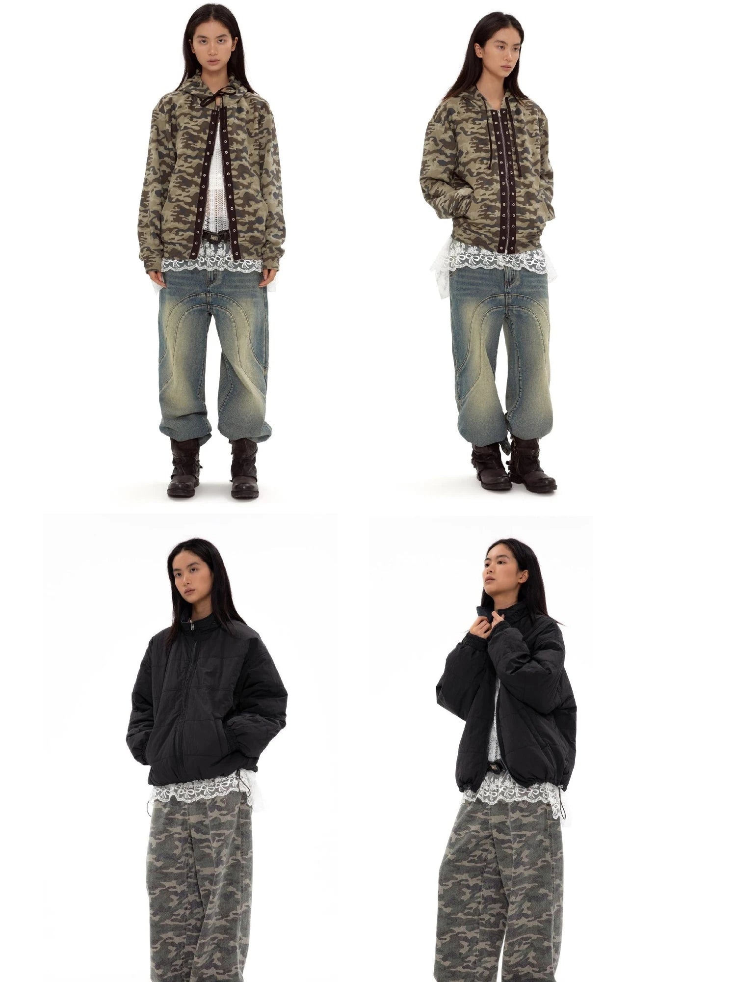 White Lace Bralette Layering Vest With Bow