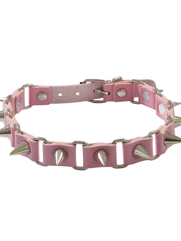 Punk Japanese Harajuku Studded Choker Necklace