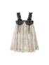 DIDDI MODA Ethereal Floral A Line Sundress With Ruffled Hem