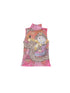 Ttsunami Sexy Sleeveless Mesh Kitty Top With Leopard Print Stretch T-Shirt