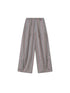 DIDDI MODA Breathable Striped Linen Feel Cotton Wide Leg Pants