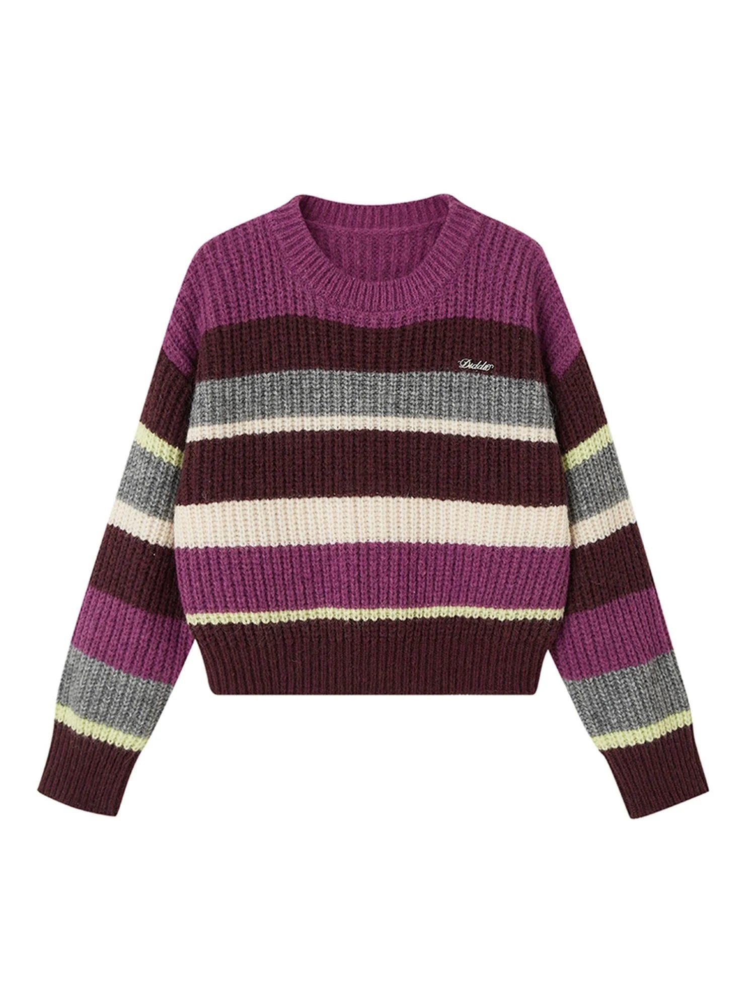 Colorblock Stripe Oversized Sweater