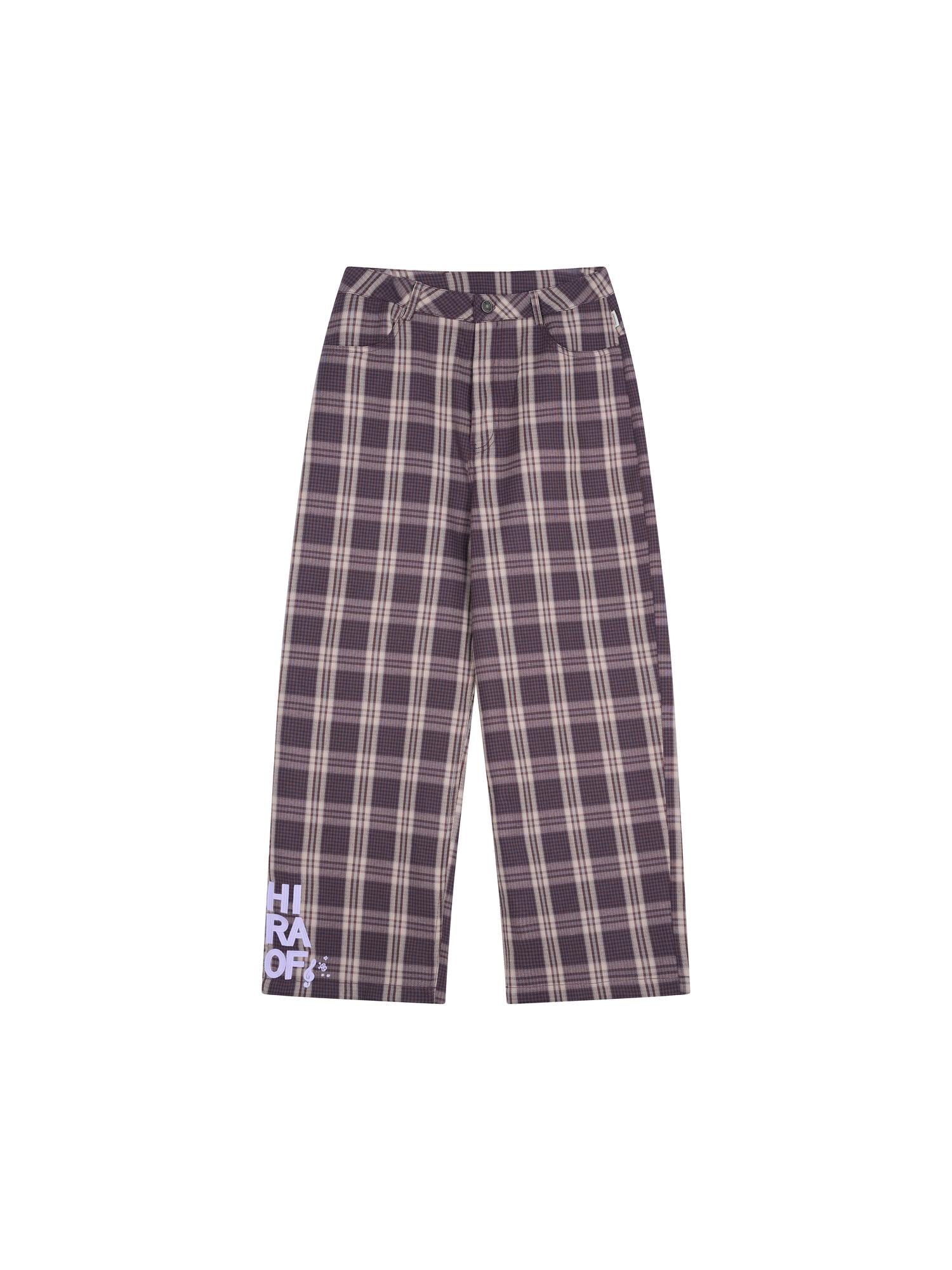 Achihara Trendy Mosaic Print Pants For Women Fashion Trousers
