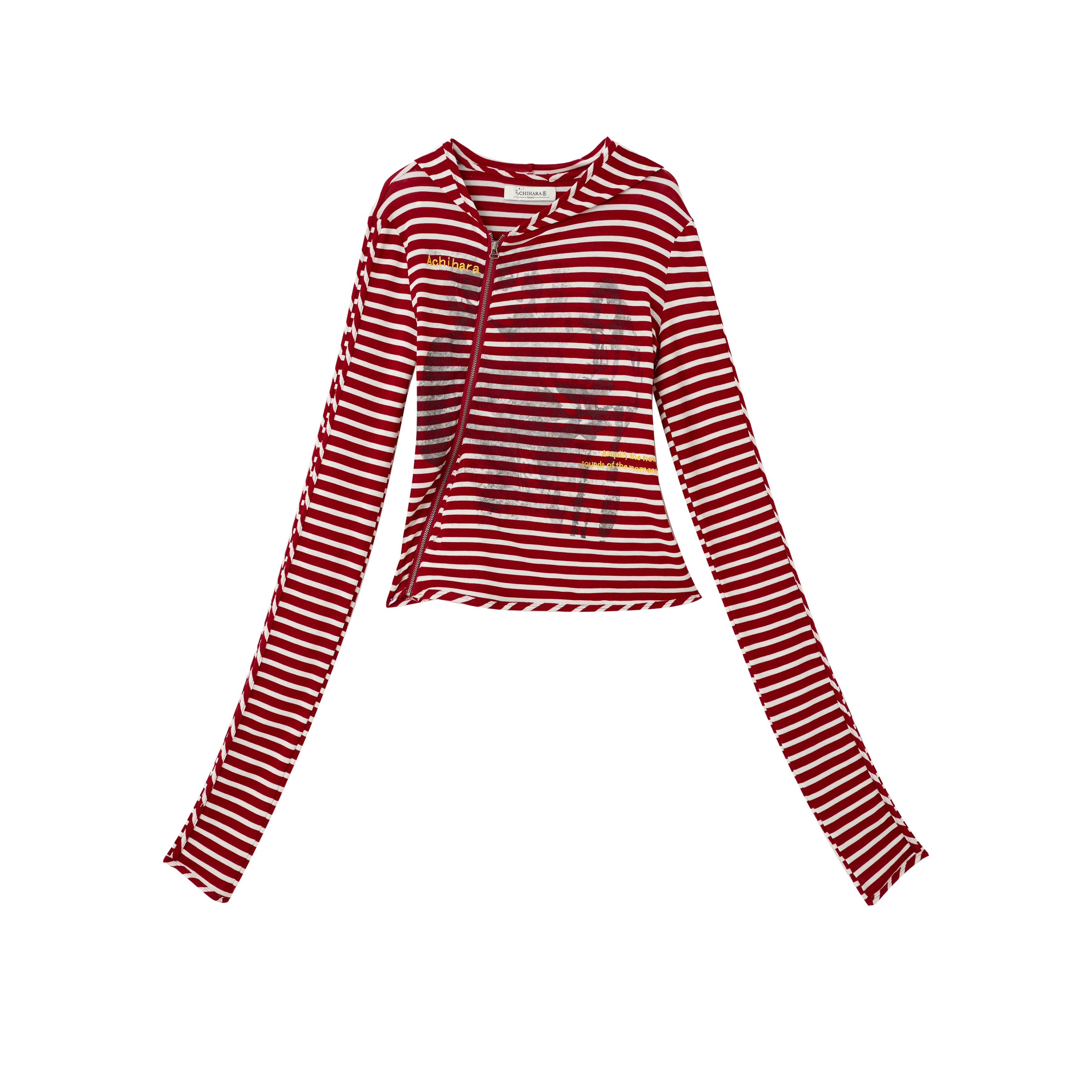 Achihara 2025 Striped Bandage Jacket Women&