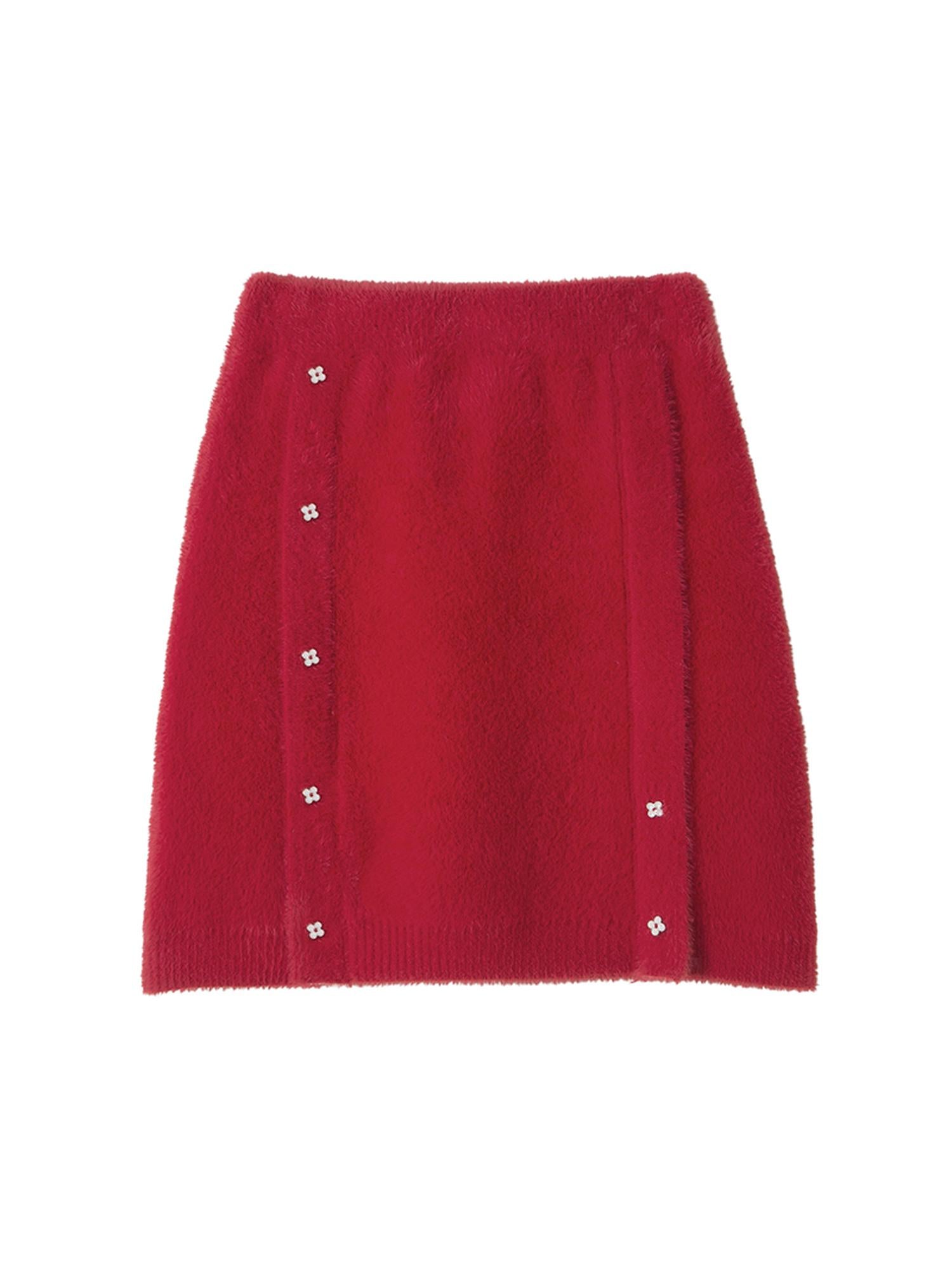 DIDDI MODA Elegant Bow Knot Winter Knit Set