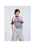Peoplesense Cycling Inspired Contrast Color Quick Dry Tee
