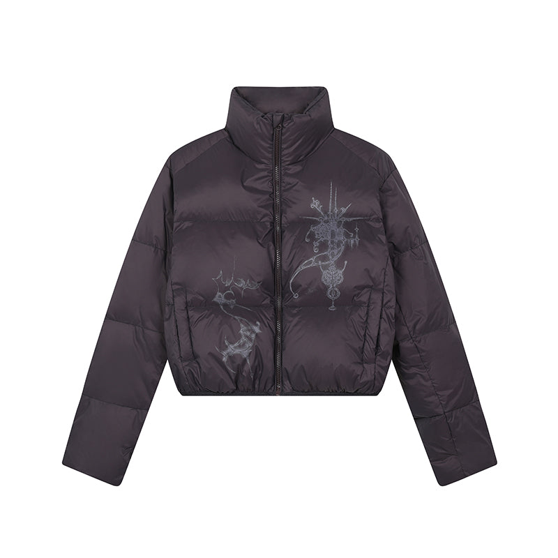 Achihara 2025 Winter Short Puffer Jacket For Women Coats