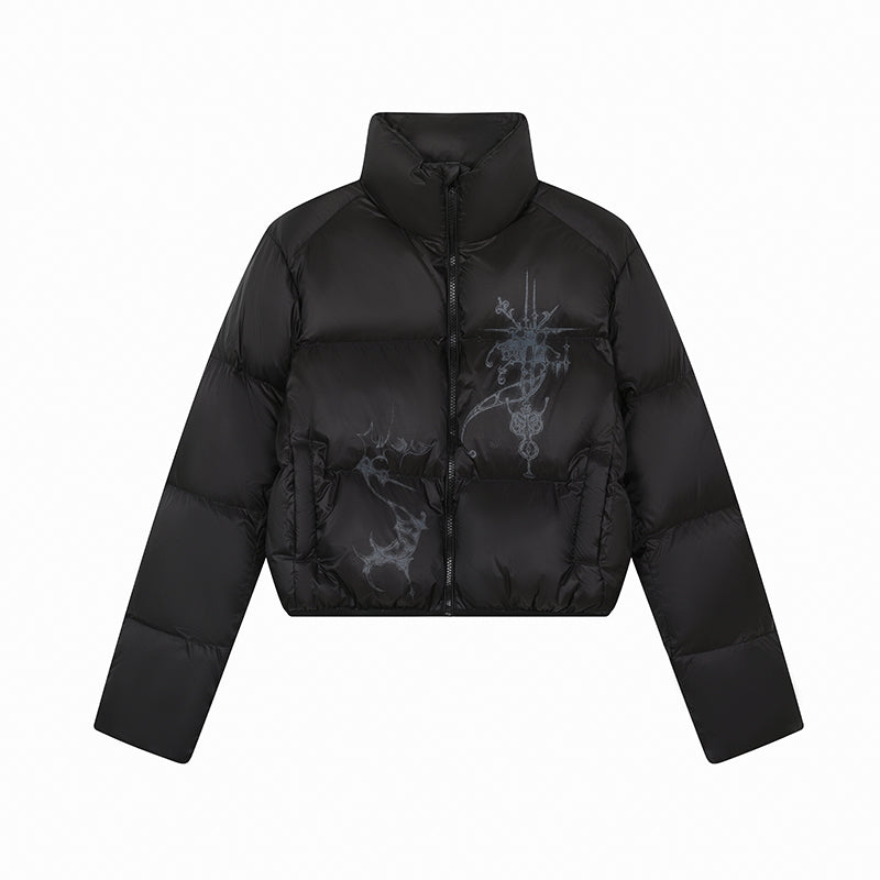 Achihara 2025 Winter Short Puffer Jacket For Women Coats