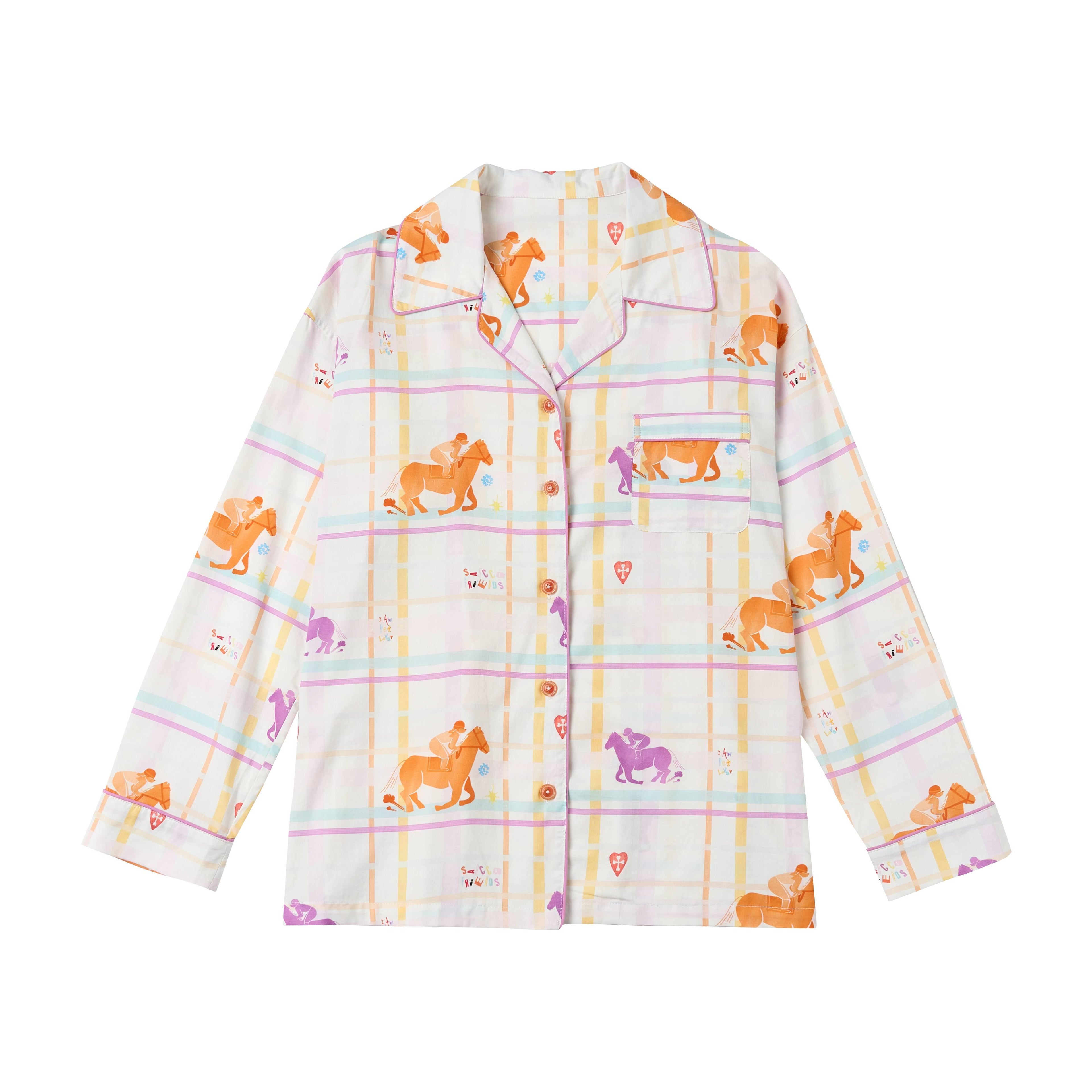 sancco_house_Circus_Puppy_Plaid_Shirt_Collar_Women&