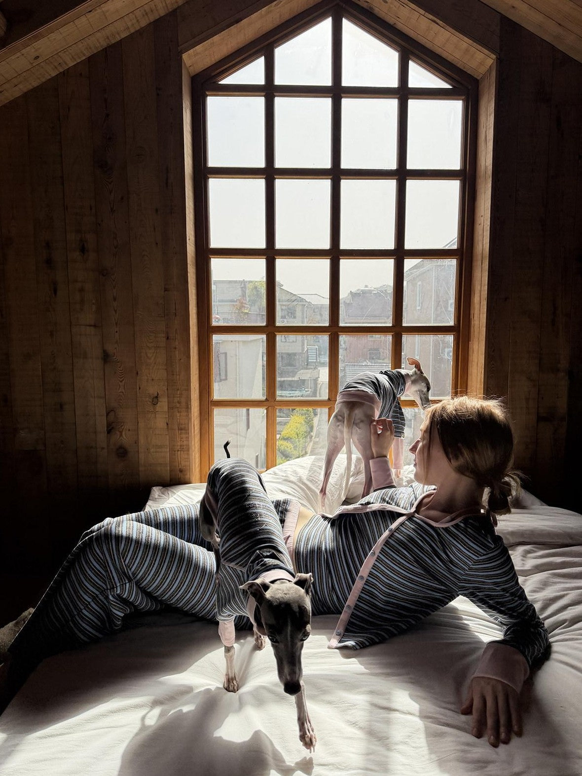 sancco house Colorblock Striped Women&