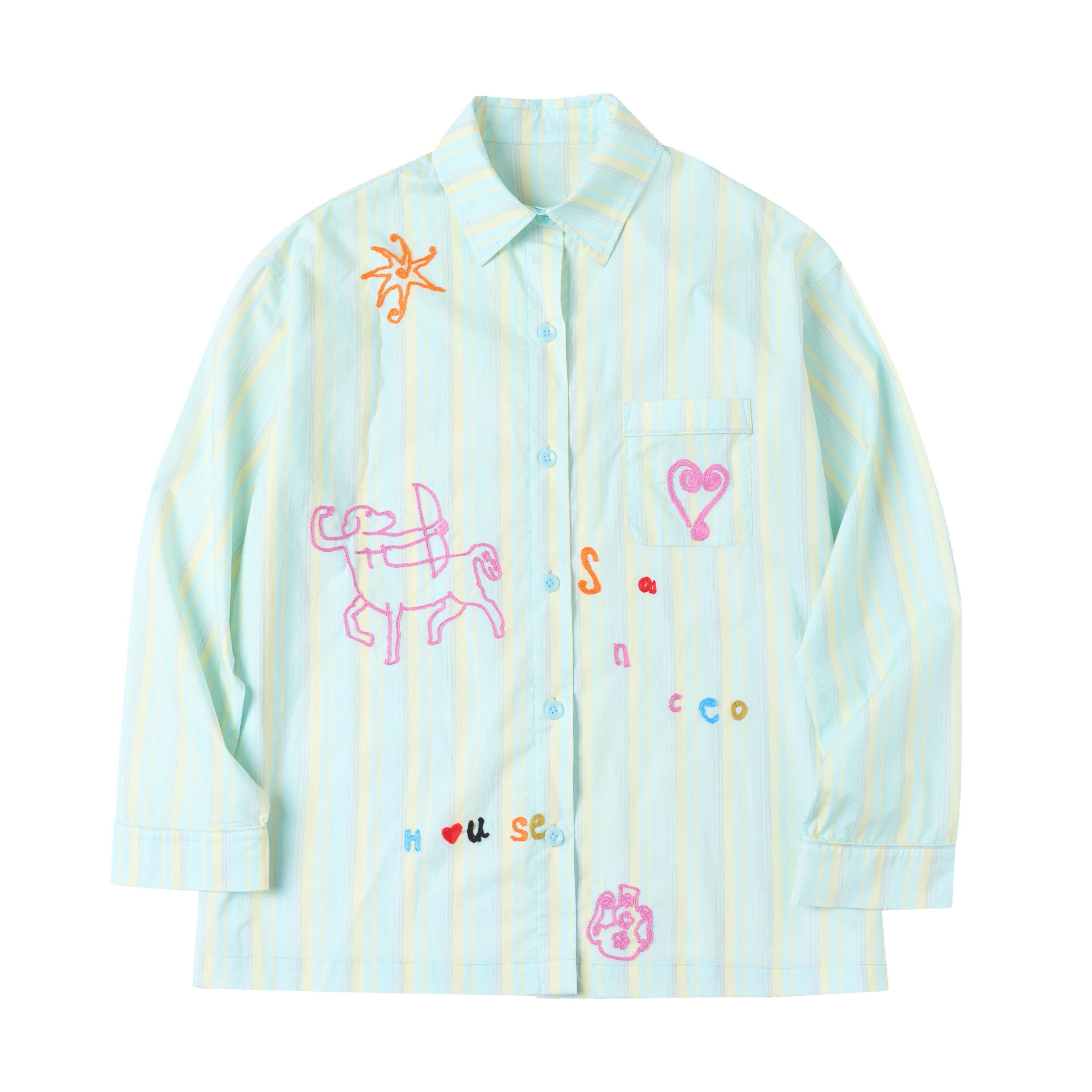 sancco_house_Colorful_Embroidered_Striped_Print_Women&