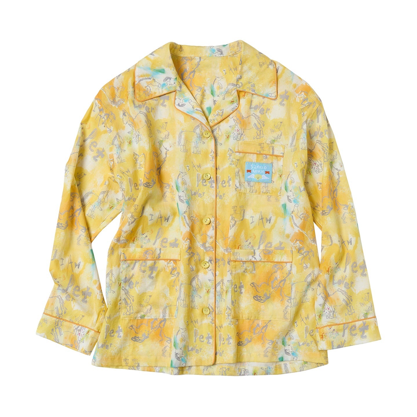 sancco_house_Graffiti_Lace_Collared_Long_Sleeve_Women&
