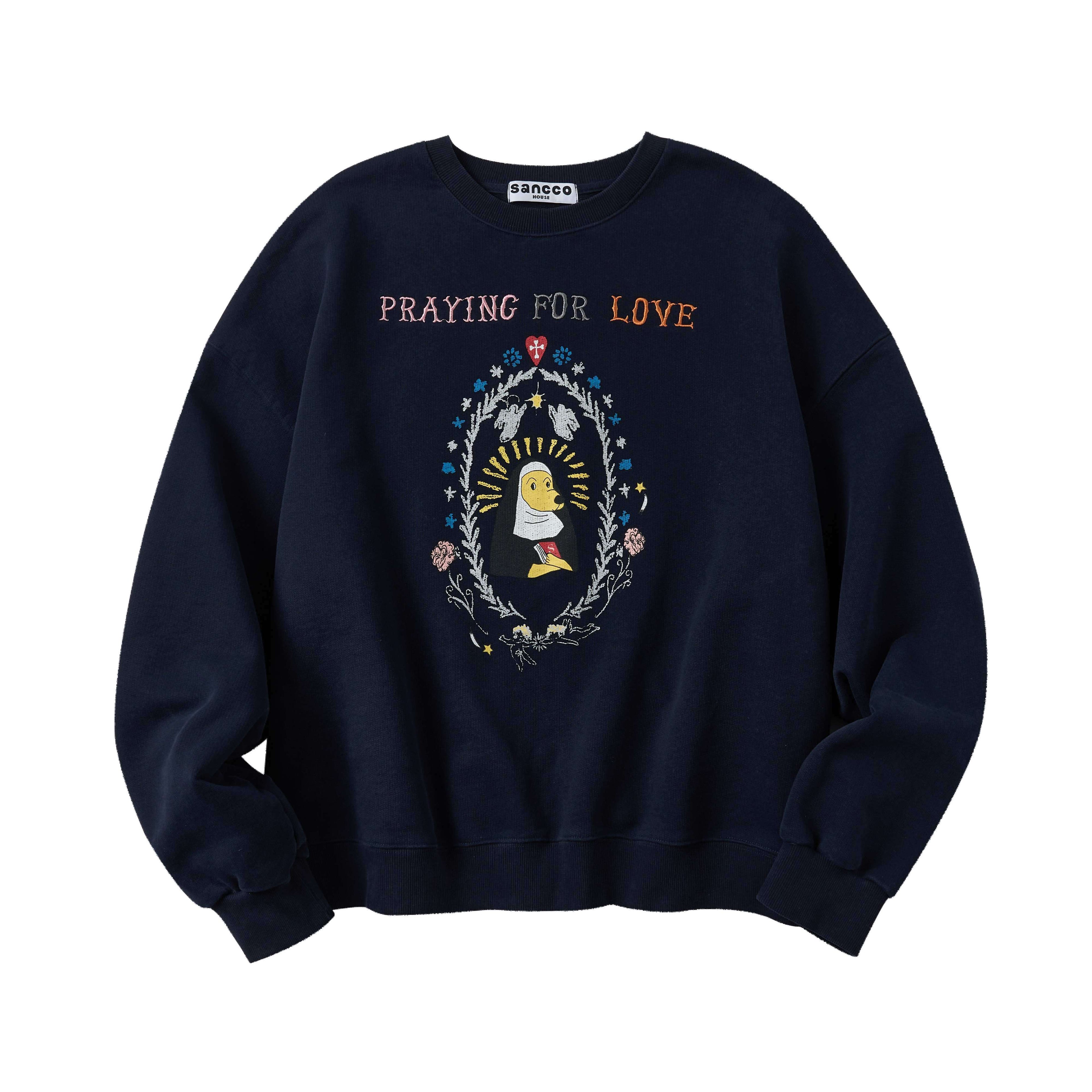 sancco_house_Nun_Puppy_Print_Washed_Vintage_Crewneck_Women&
