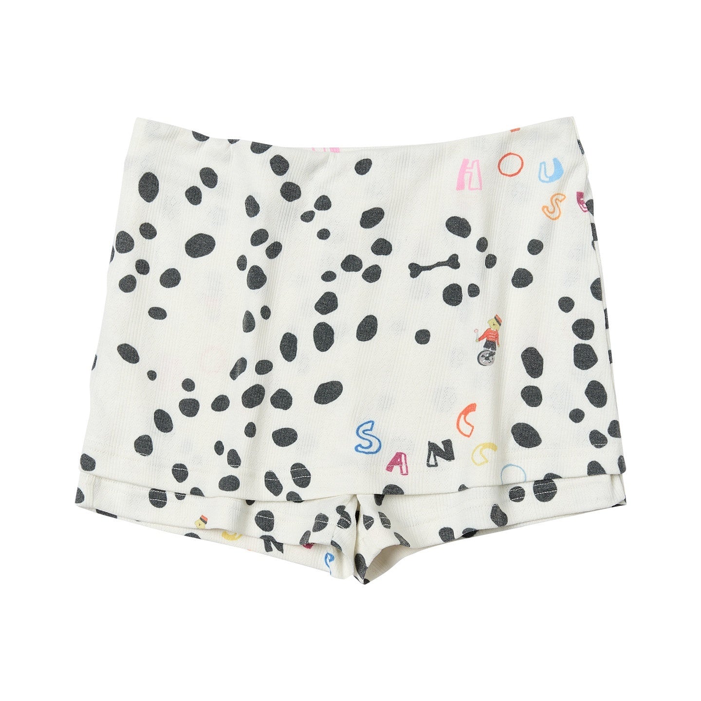 sancco_house_White_Polka_Dot_Print_Jacquard_Knit_Women&