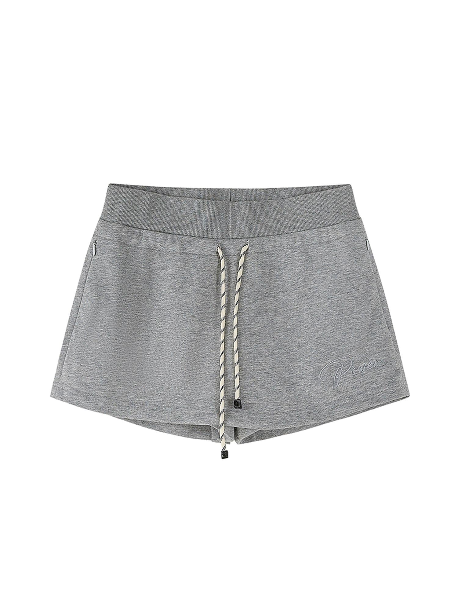 DIDDI MODA Butterfly Knot Off Shoulder Hoodie Split Hem Sport Skirt Set