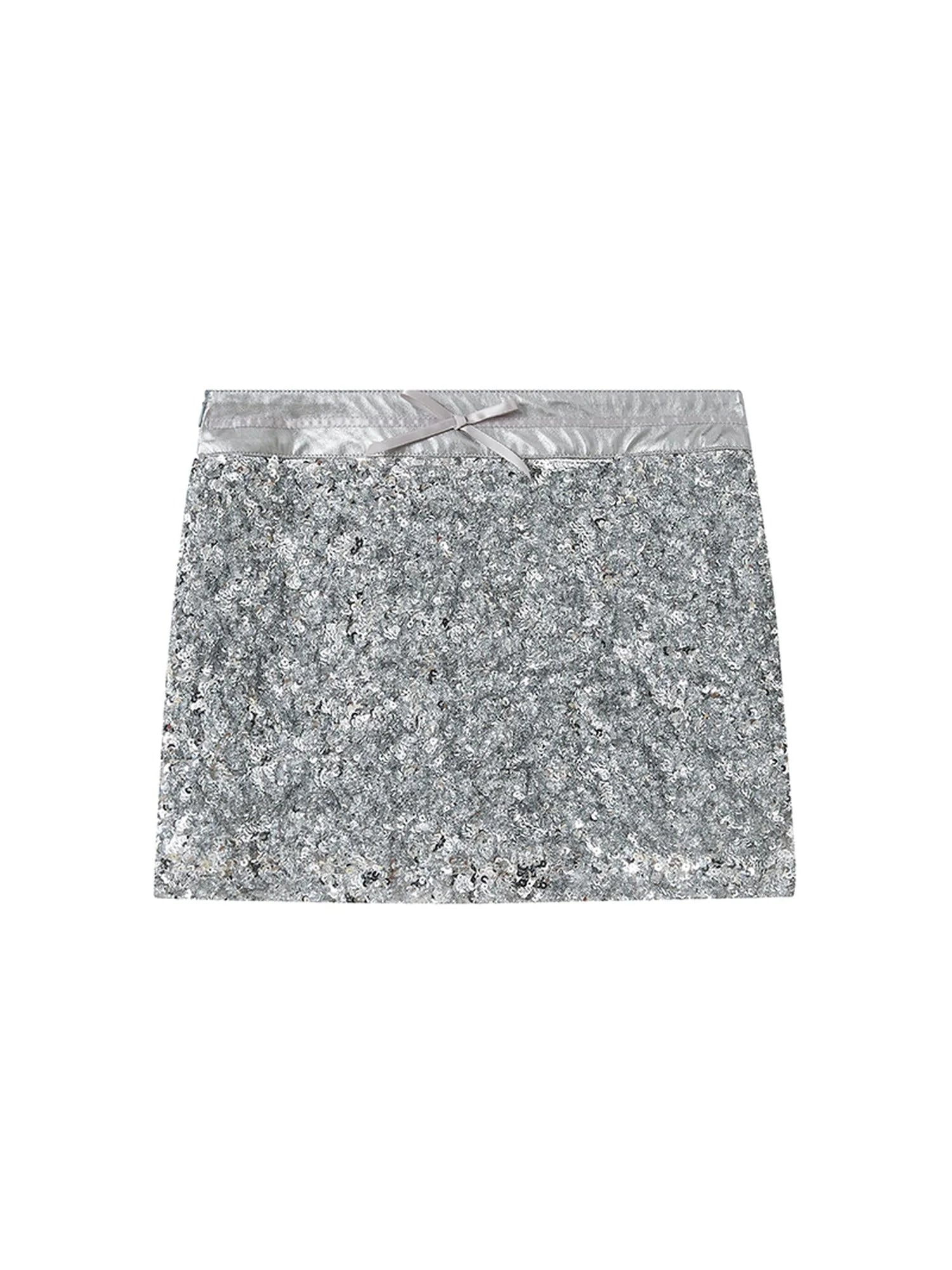 Galaxy Sequin Pencil Skirt