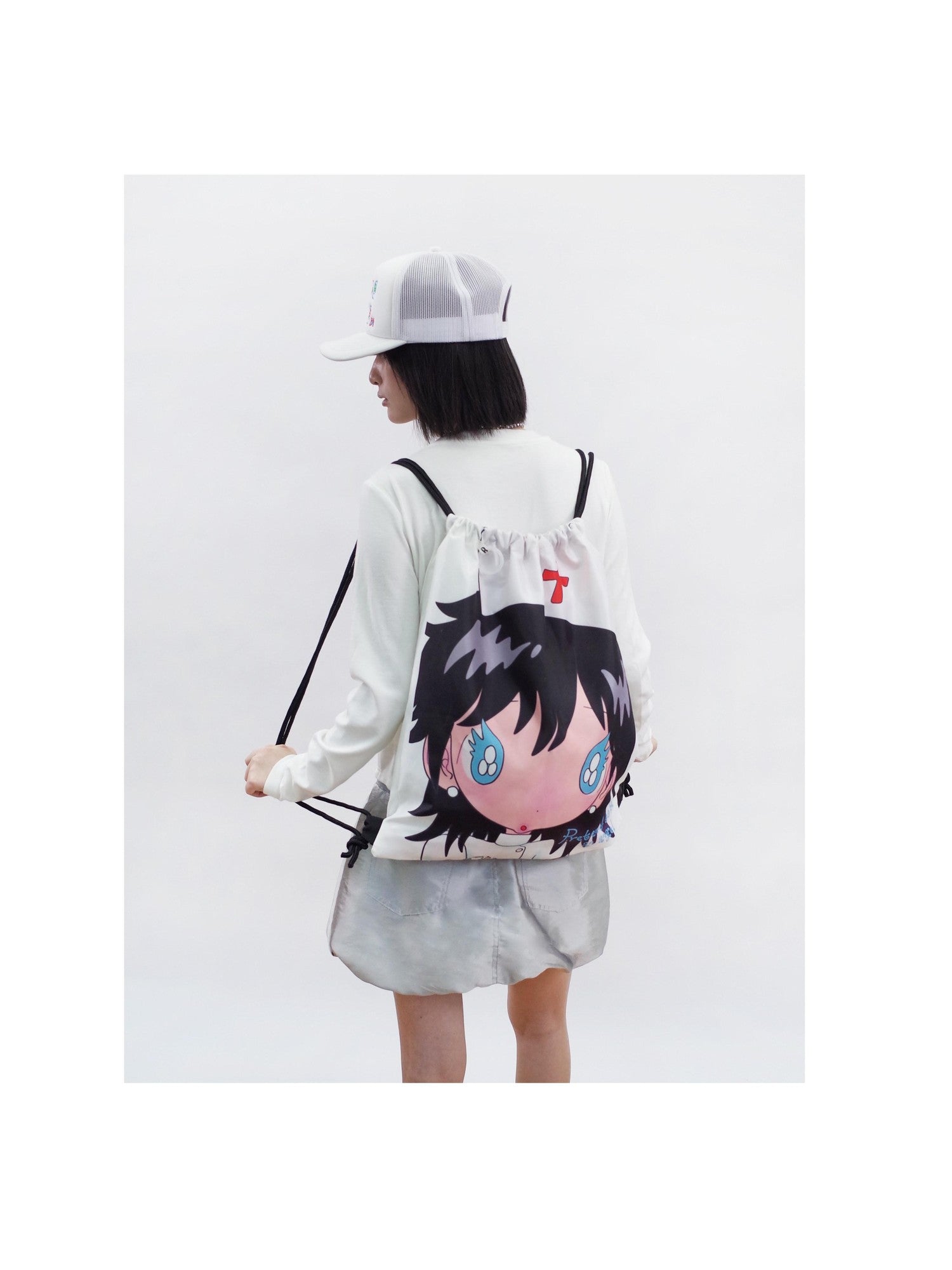 takeabreak Cartoon Double Sided Print Water Resistant Canvas Women&
