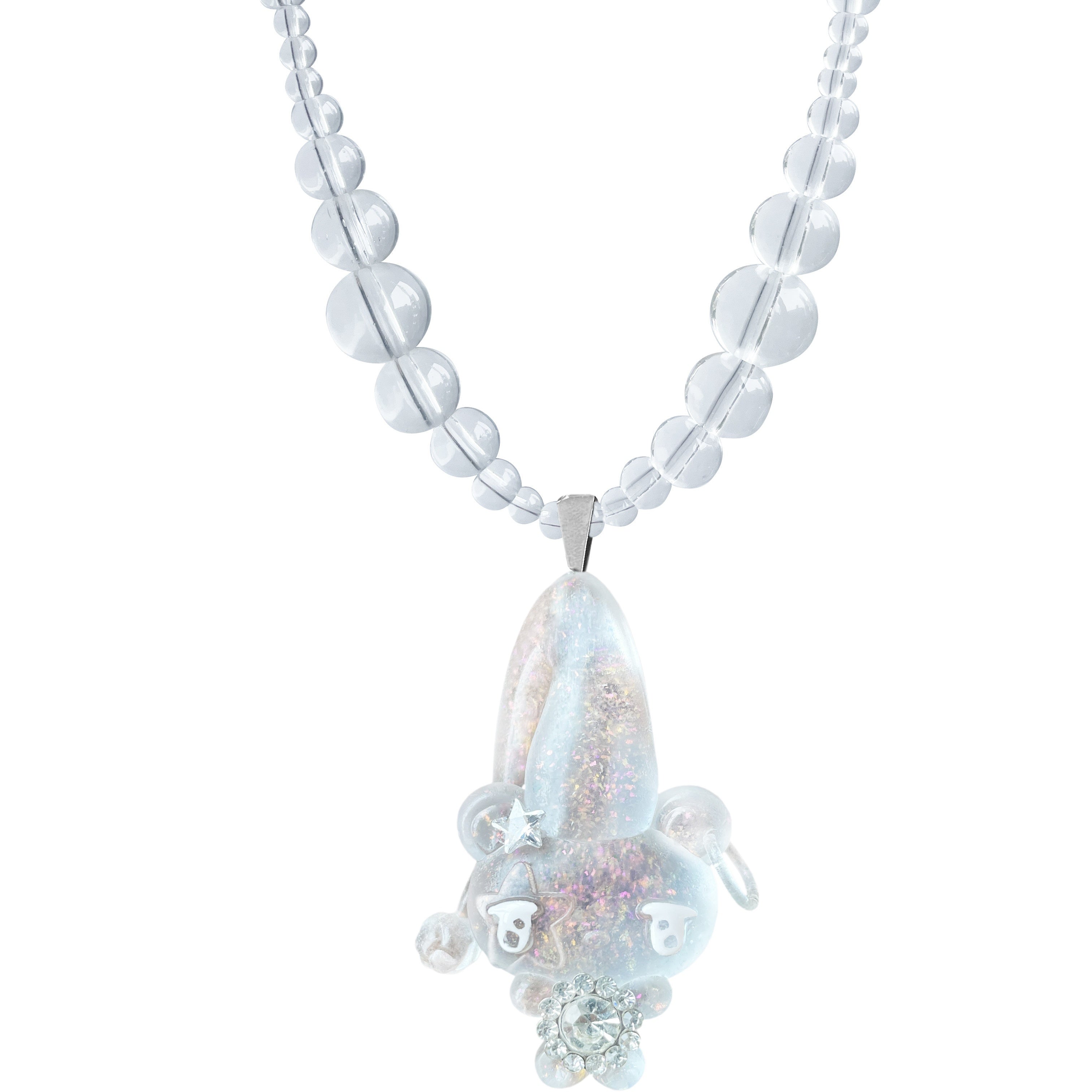 takeabreak_Pink_Sleeping_Bear_Crystal_Pendant_Women&