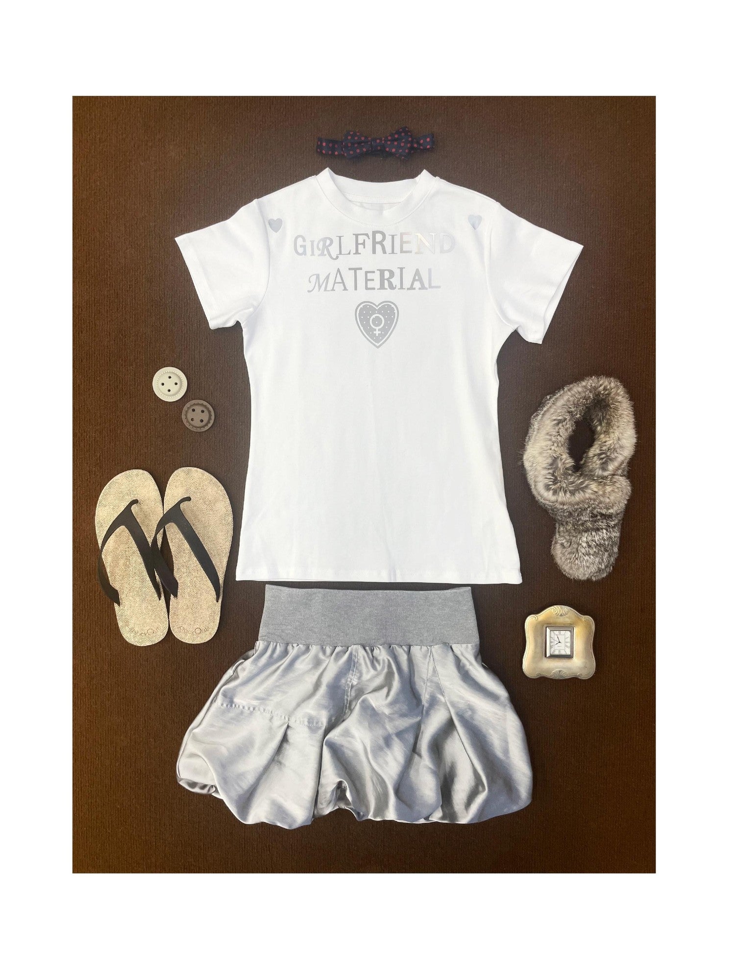 takeabreak Reflective Heart Letter Print Playful Women&