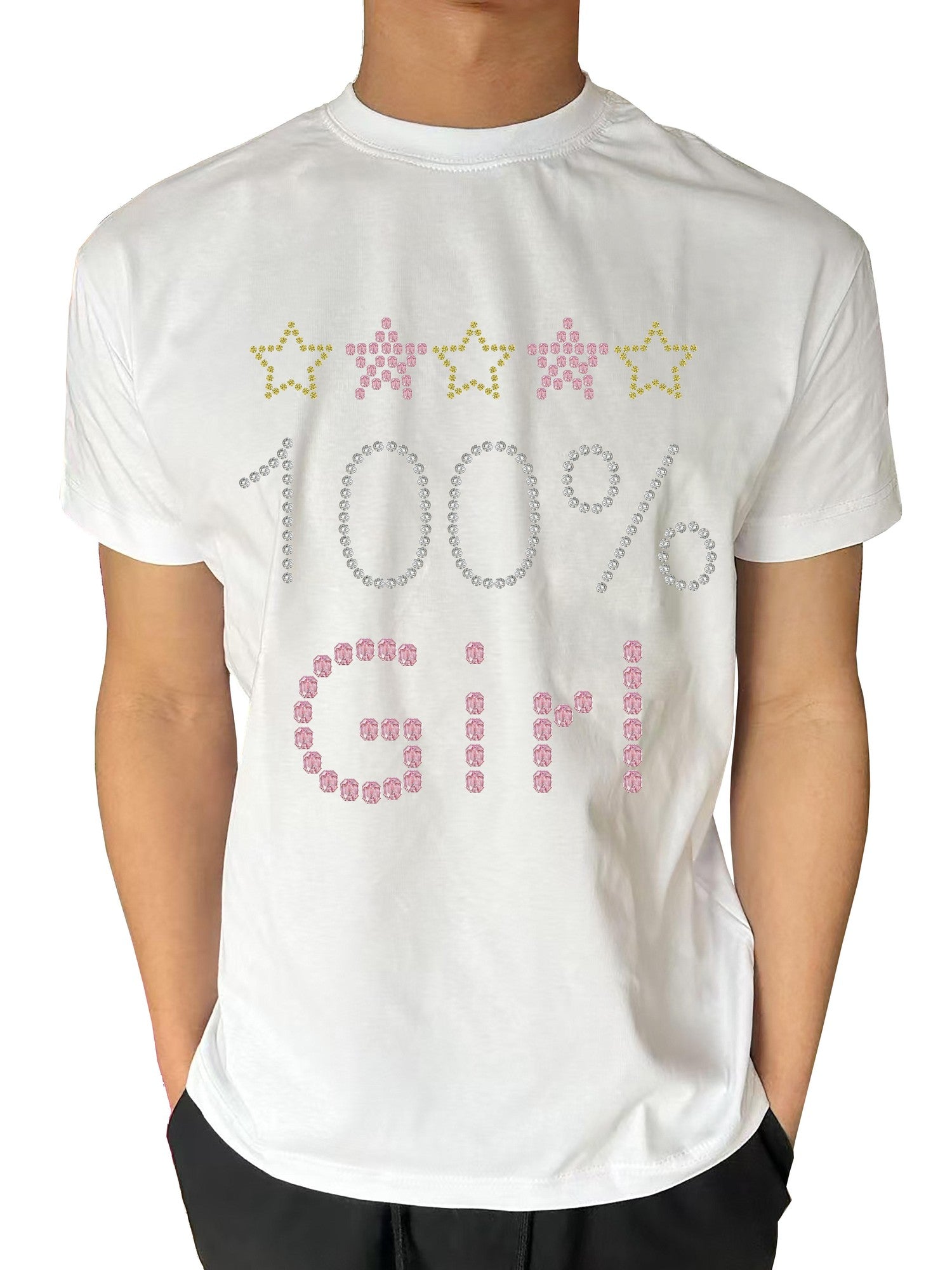 takeabreak Soft White Street Print Hotfix Letters Women&